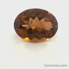 Orange Tourmaline Oval Faceted 10.60ct
