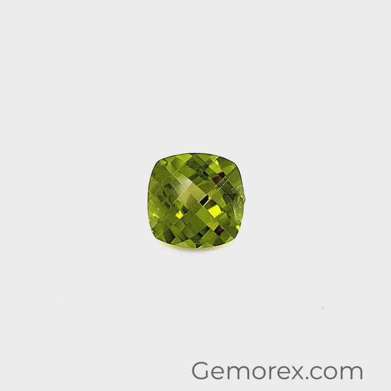 Peridot Cushion 8x8 mm