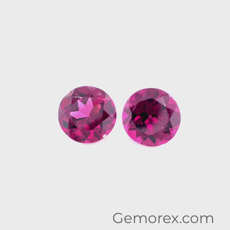 Pink Garnet Round 7x7 mm