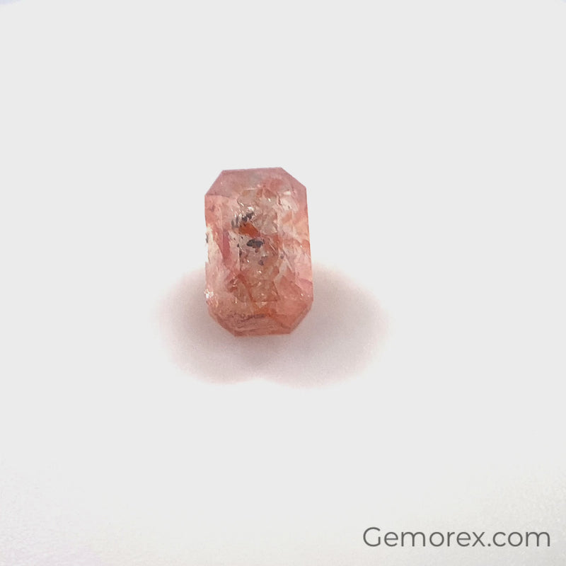 Red Salt n Pepper Natural Diamond 7.33 x 4.55 x 3.20mm Rectangle Rose Cut