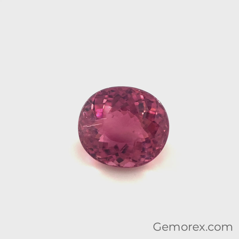 Pink Tourmaline Oval Faceted 3.90ct
