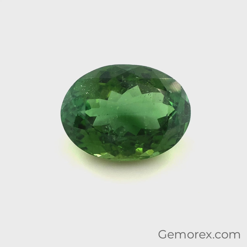 Green Tourmaline Oval Faceted 8.95ct