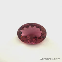 Pink Tourmaline Oval Faceted 4.65ct