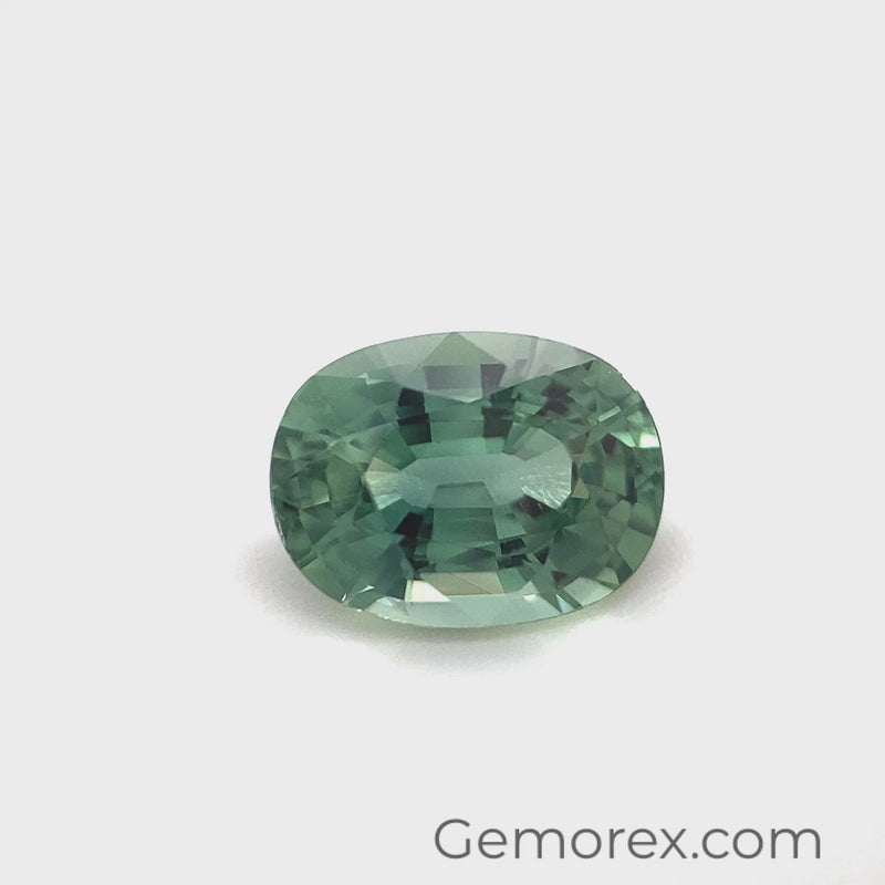 Teal Sapphire Oval 1.57ct