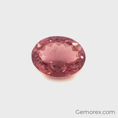 Pink Tourmaline Oval Faceted 5.62ct