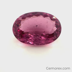 Pink Tourmaline Oval Faceted 10.71ct