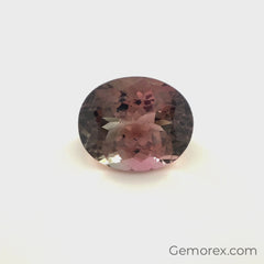 Peach Tourmaline Oval Faceted 6.01ct