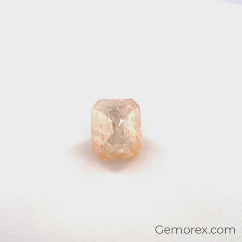 Red Salt n Pepper Natural Diamond 5.92 x 4.97 x 4.02mm Rectangle Rose Cut
