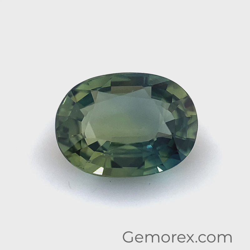 Teal Sapphire Oval 1.46ct