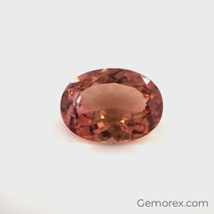 Peach Tourmaline Oval Faceted 4.49ct