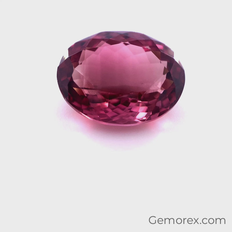 Pink Tourmaline Oval Faceted 6.48ct
