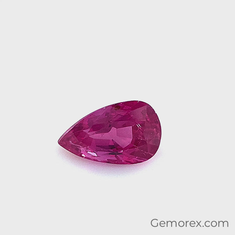 Ruby Pear Shape Faceted 1.03ct