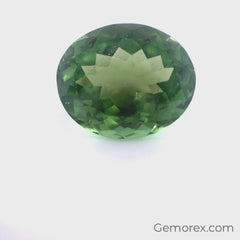 Green Tourmaline Oval Faceted 7.25ct