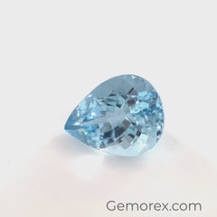 Aquamarine Pear 8x6mm