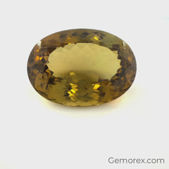 Yellow Tourmaline Oval Faceted 17.43ct