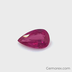Ruby Pear Shape Faceted 1.02ct