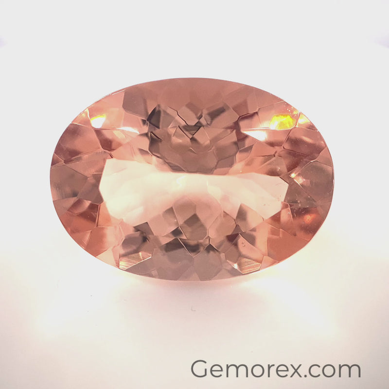 Morganite Oval Pair Faceted 21.24ct