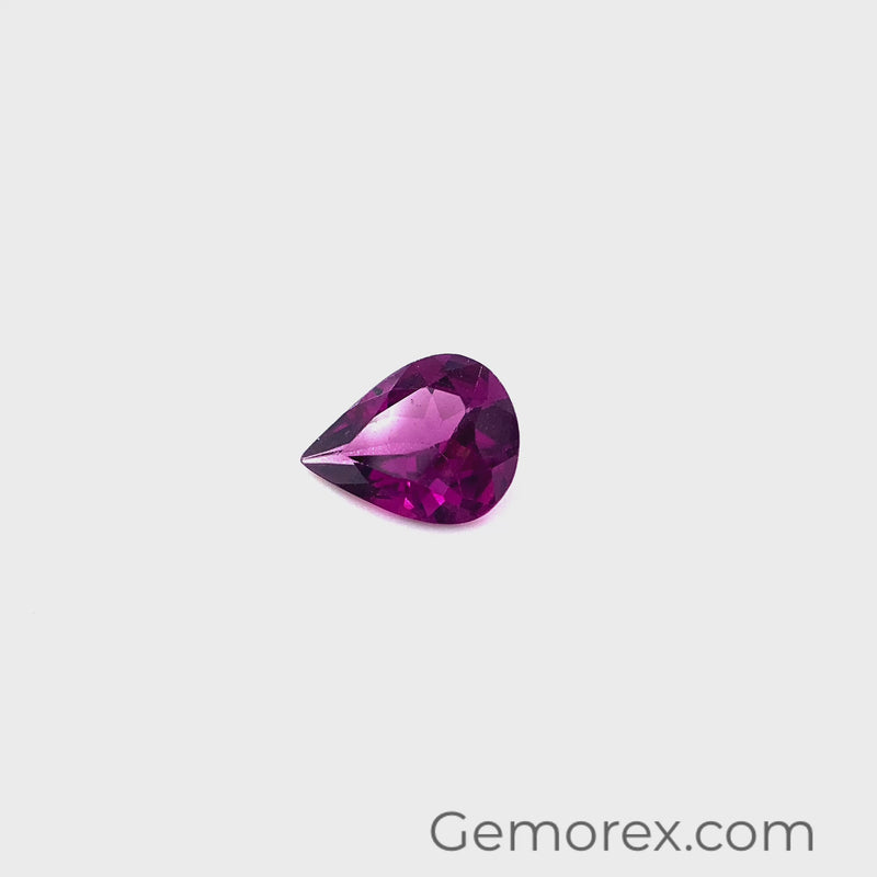 Pink Garnet Pear 9x9 mm