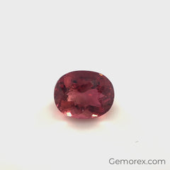 Peachy Pink Tourmaline Oval Faceted 2.87ct