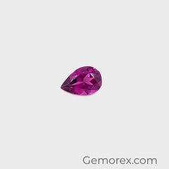 Pink Garnet Pear 9x6 mm
