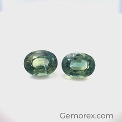 Teal Sapphire Oval 3.8ct