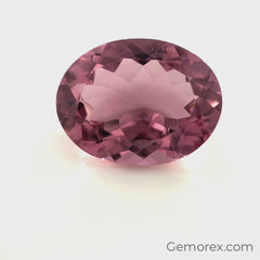 Pink Tourmaline Oval Faceted 9.76ct