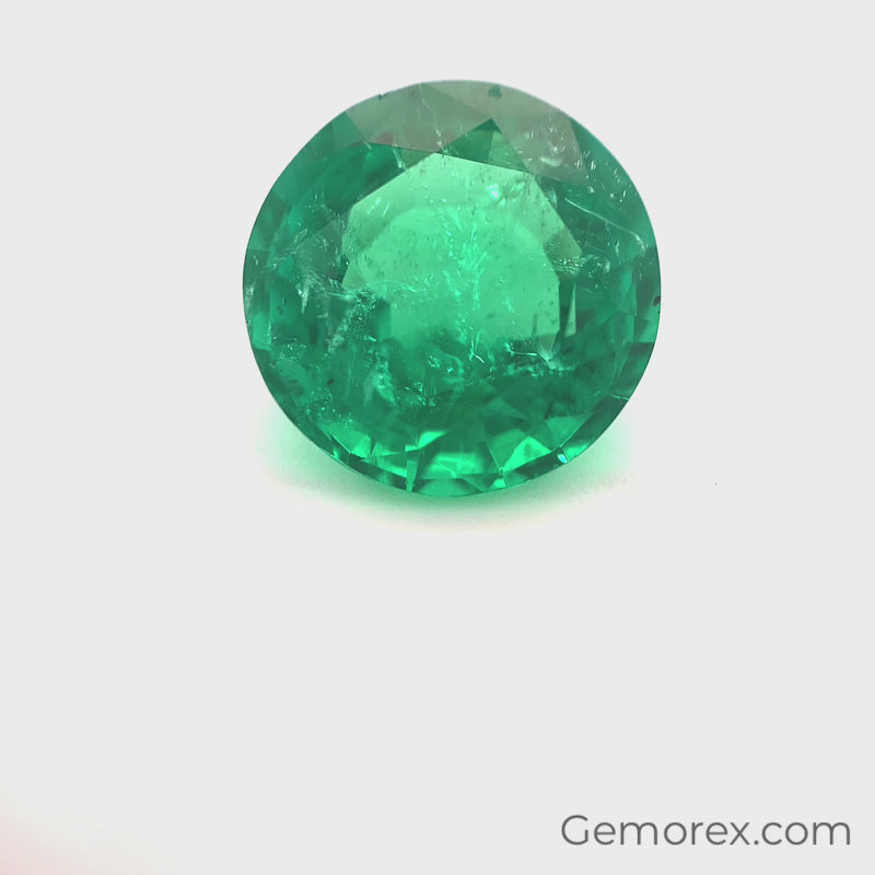 Emerald Round Faceted 4.69ct