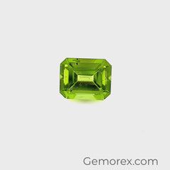 Peridot Emerald Cut 10x8 mm