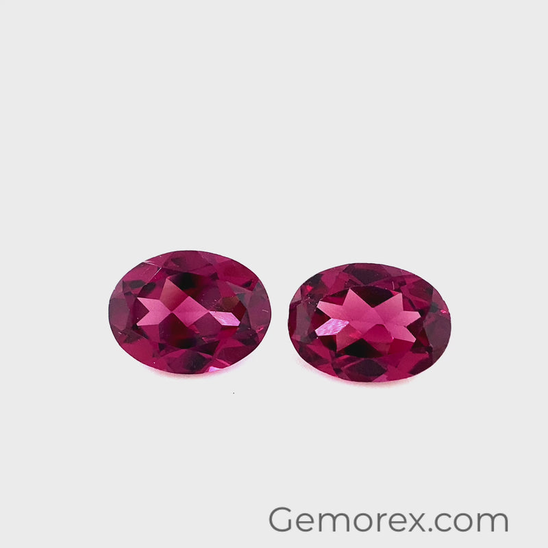 Pink Garnet Oval 8x6 mm