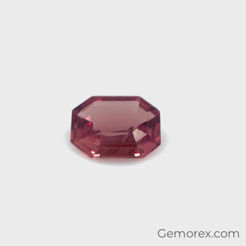 Fancy Color Pink Sapphire Emerald Cut 1.24 ct - Gemorex International Inc.