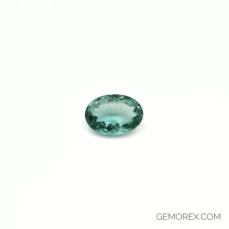 Teal Tourmaline Oval Faceted 6.81ct