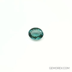 Teal Tourmaline Oval Faceted 13.37ct