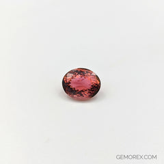 Pink Tourmaline Oval Faceted 7.48ct