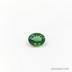 Teal Tourmaline Oval Faceted 7.77ct