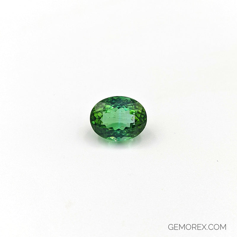 Teal Tourmaline Oval Faceted 10.48ct