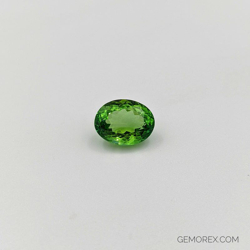 Green Tourmaline Oval Faceted 9.04ct