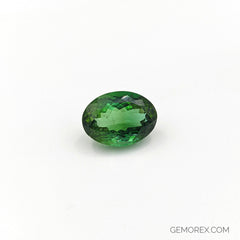 Green Tourmaline Oval Faceted 17.92ct
