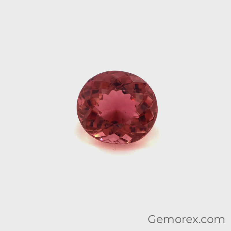 Peach Tourmaline Oval Faceted 2.89ct