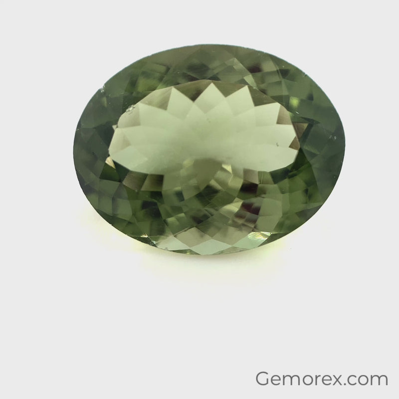 Green Tourmaline Oval Faceted 11.17ct