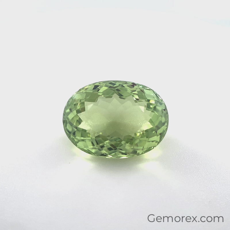 Green Tourmaline Oval Faceted 4.66ct