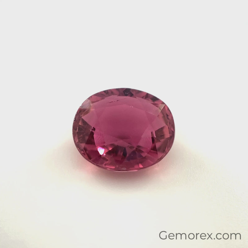 Pink Tourmaline Oval Faceted 3.71ct