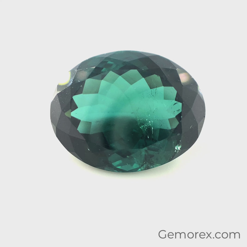 Indicolite Tourmaline Oval Faceted 19.90ct