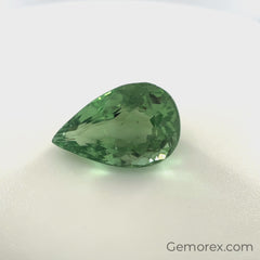 Mint Green Tourmaline Pear Shape Faceted 4.51ct