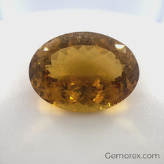 Yellow Tourmaline Oval Faceted 14.54ct
