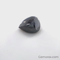 Black Diamond Pear Shape Rose Cut 2.22ct