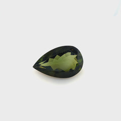 Olive Tourmaline Pear Faceted 2.41ct