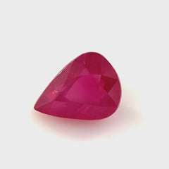 Ruby Pear Faceted 1.03ct
