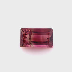 Pink Tourmaline Rectangle Faceted 4.40ct
