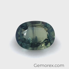 Teal Sapphire Oval 1.5ct