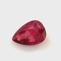 Ruby Pear Faceted 1.24ct